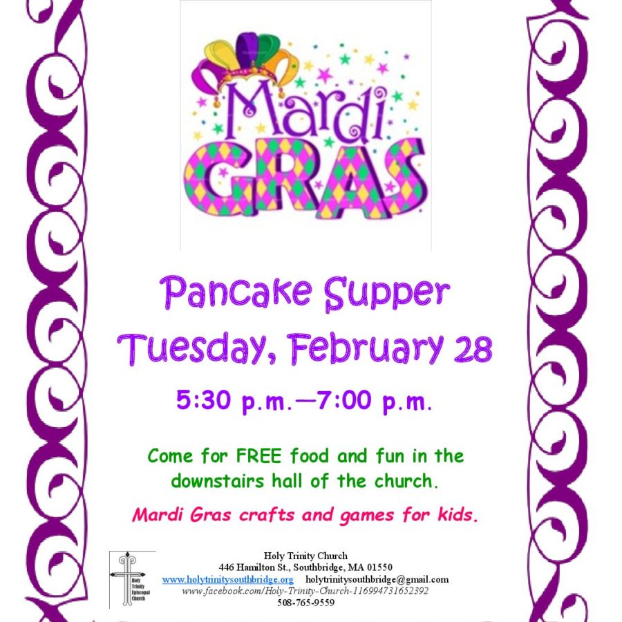 mardi gras shrove tuesday flyer 2017 | Holy Trinity Episcopal Church